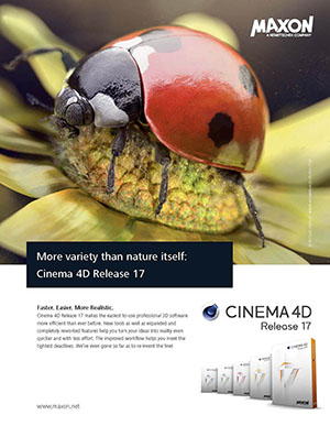 Maxon_advertising_r17 Maxon cinema 4D r17 advertising