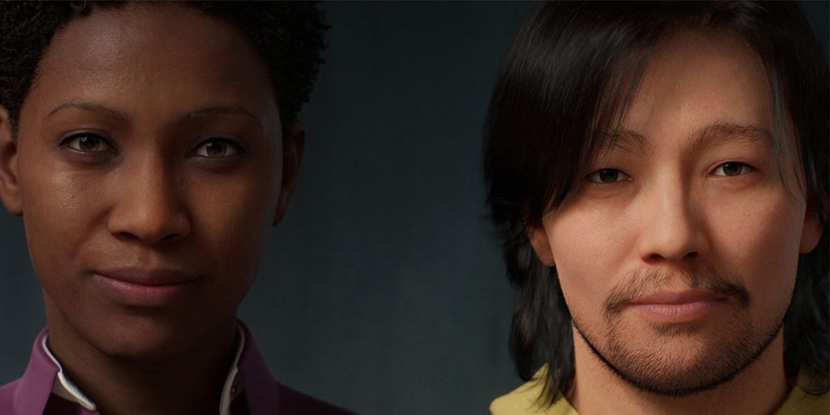 bannière de l'article sur le metahumans creator d'epic games