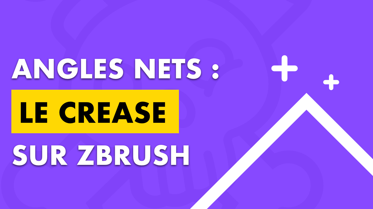le crease sur zbrush pour des angles plus net et saillants