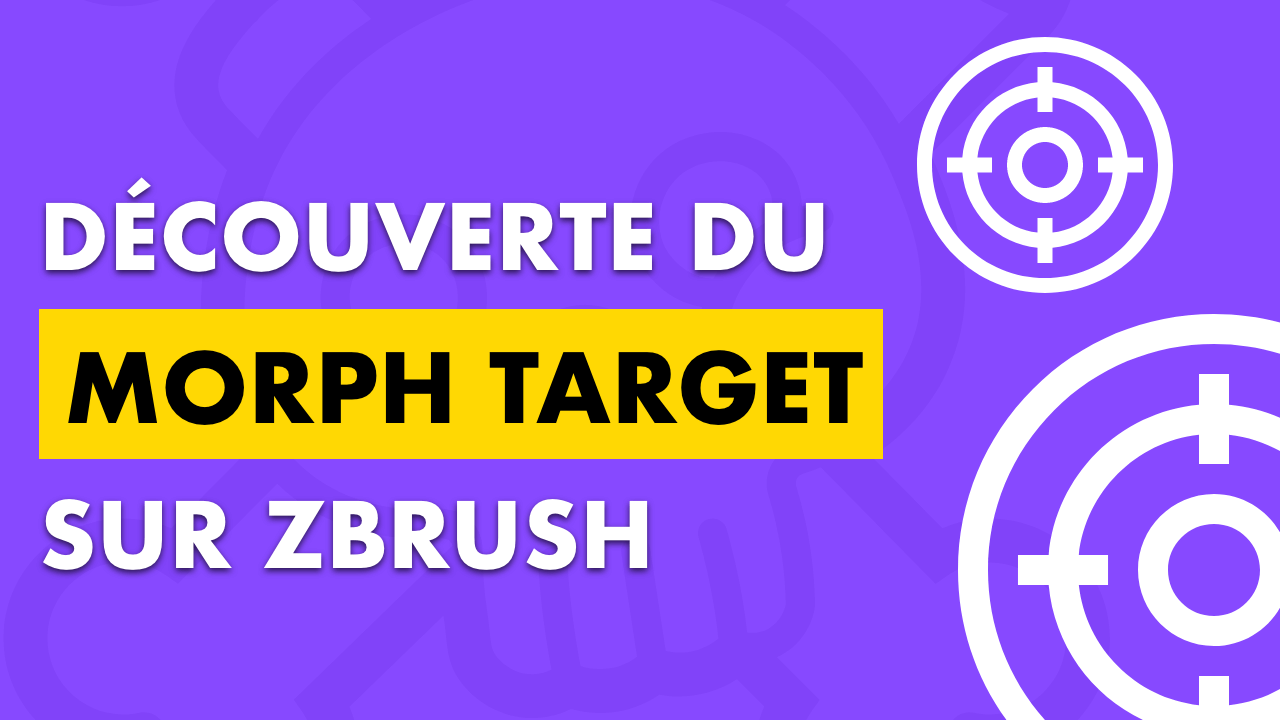 le morph target sur zbrush