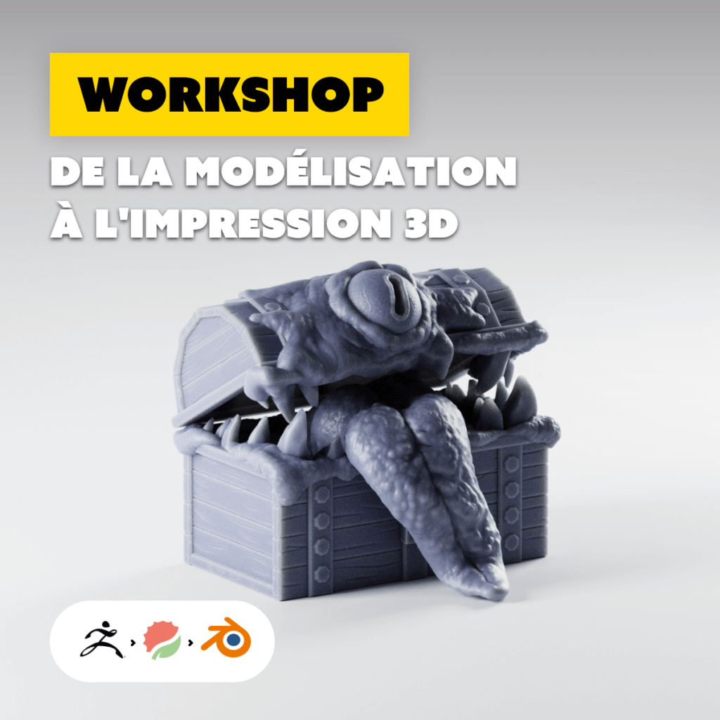 De la modélisation à l'impression 3D avec ZBrush, Lychee Slicer et Blender - Nicolas Delille